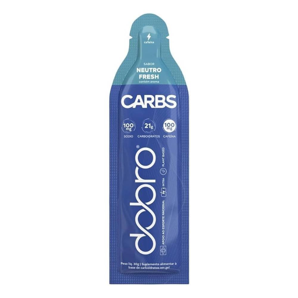 Gel Energético Dobro Carbs Neutro Fresh Cafeína 30g