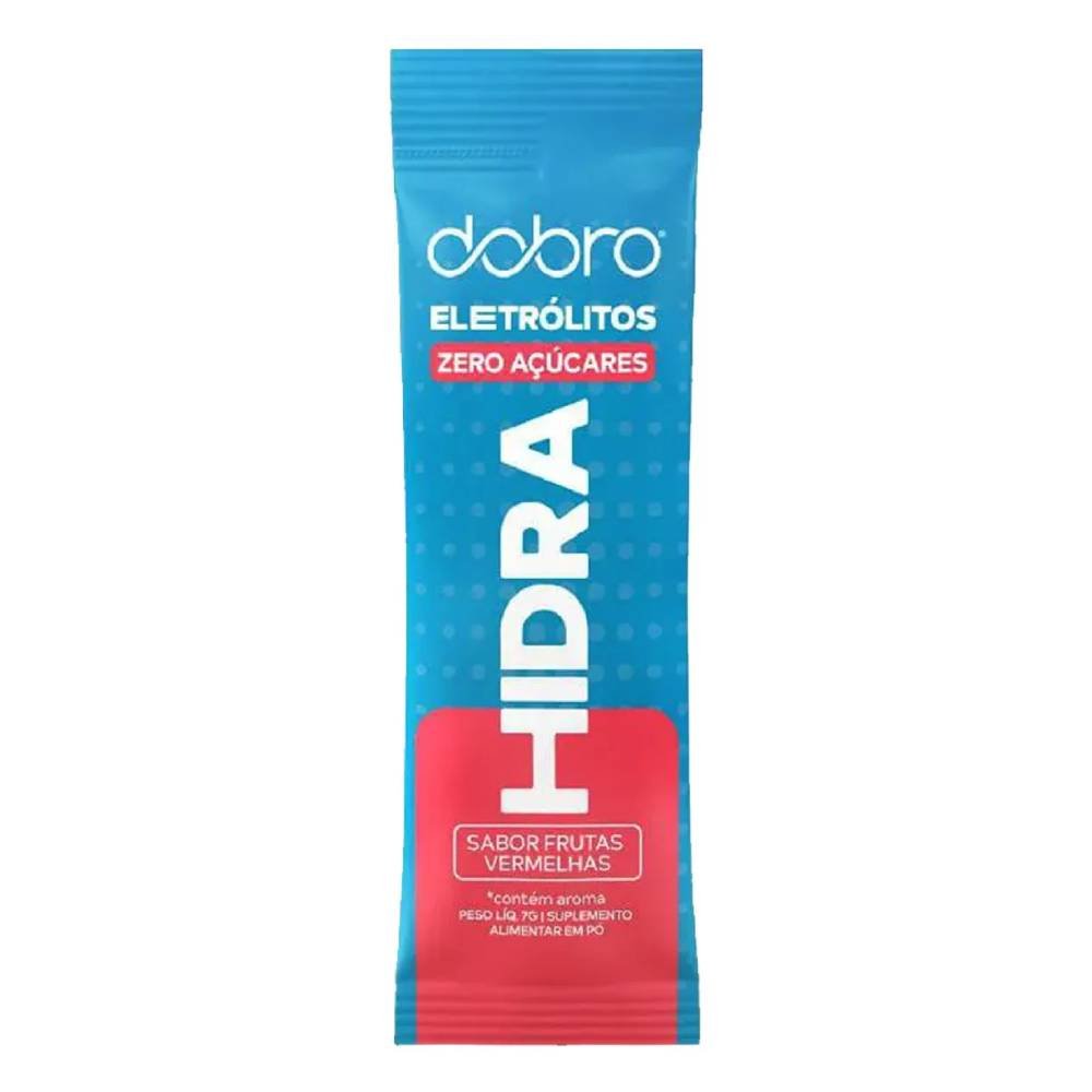 Suplemento Alimentar Dobro Hidra Eletrólitos Frutas Vermelhas 7g