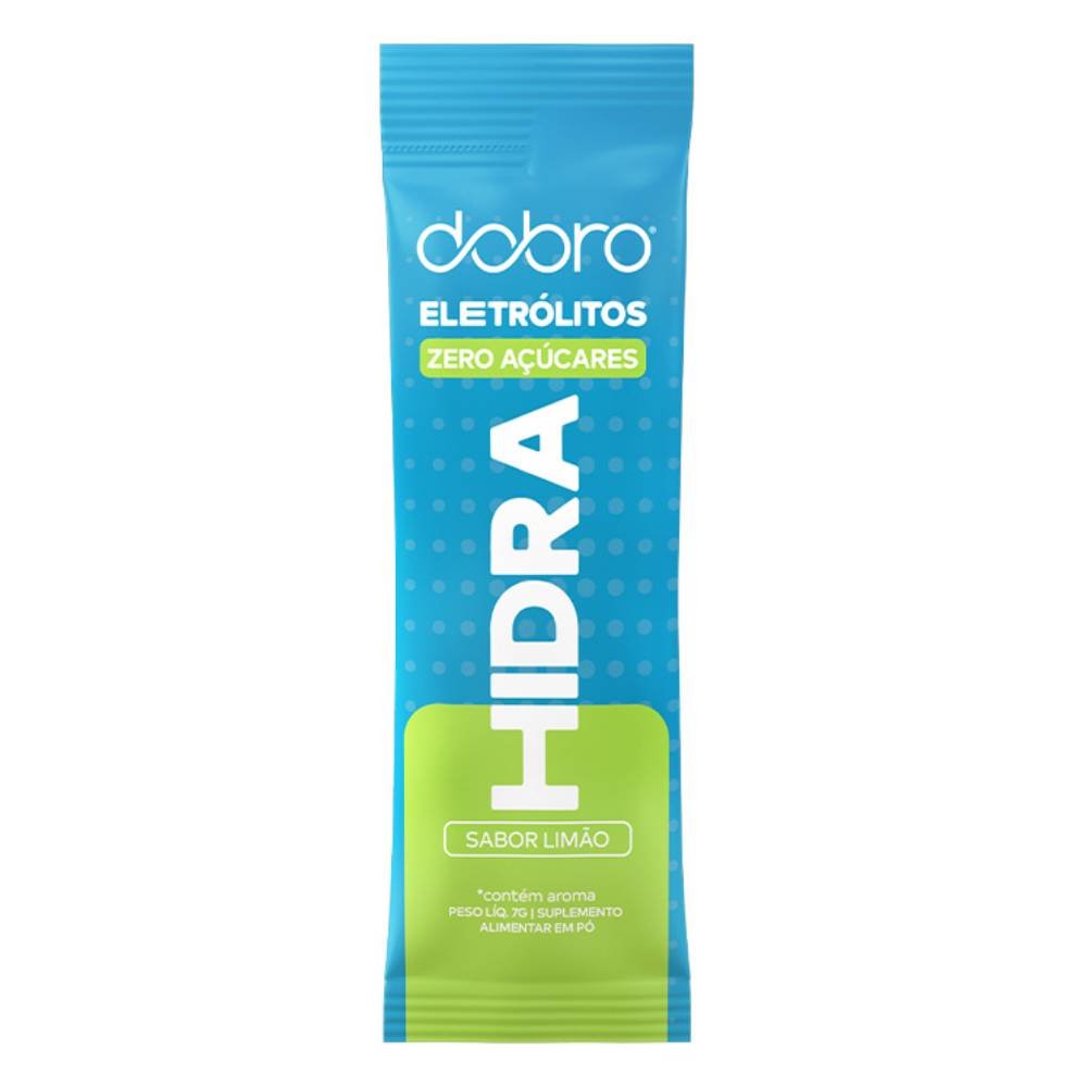 Suplemento Alimentar Dobro Hidra Eletrólitos Limão 7g