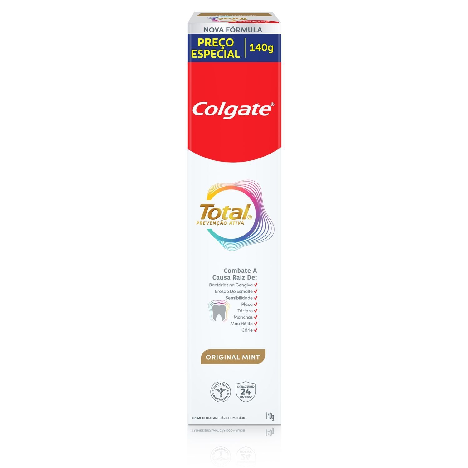 Creme Dental Colgate Total Original Mint 140g