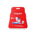 KIT VIAGEM COLGATE TOTAL MINT CREME DENTAL 30G + ENXAGUANTE BUCAL 60ML + ESCOVA DENTAL