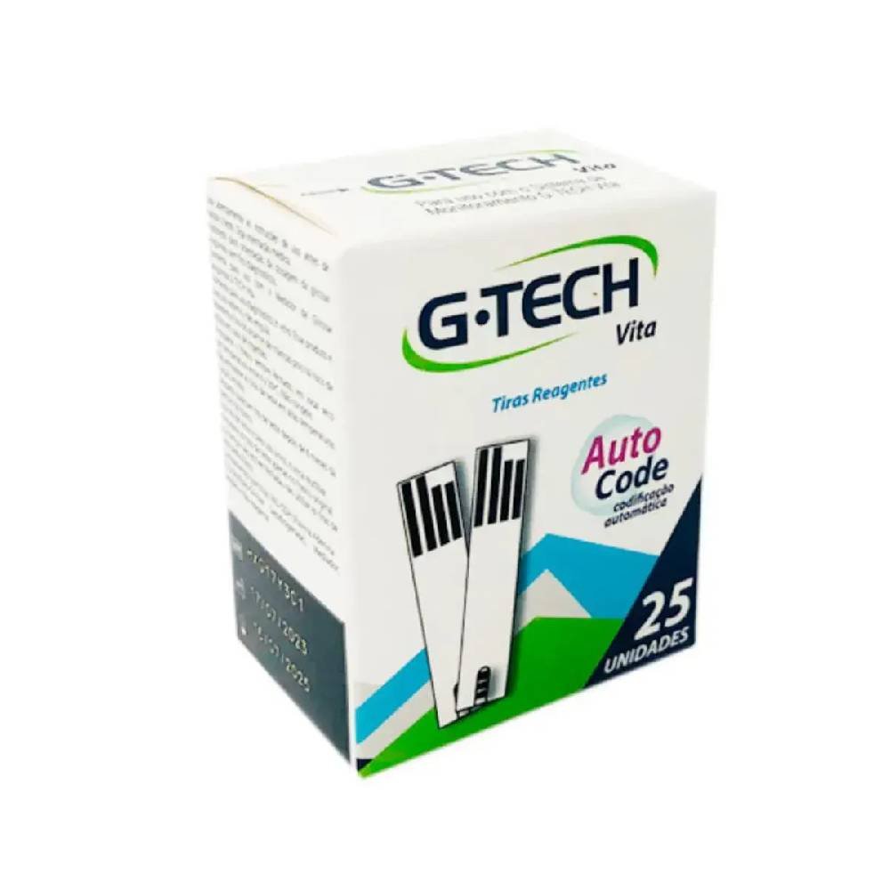 Tiras Reagentes G-tech Vita 25 Unidades