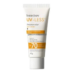 Protetor Solar Facial Theraskin Uv-less Sem Cor Fps70 40g