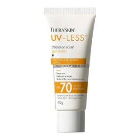 PROTETOR SOLAR FACIAL THERASKIN UV-LESS SEM COR FPS70 40G