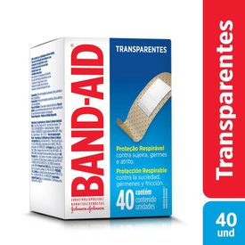 CURATIVOS BAND-AID REGULAR 40 UNIDADES
