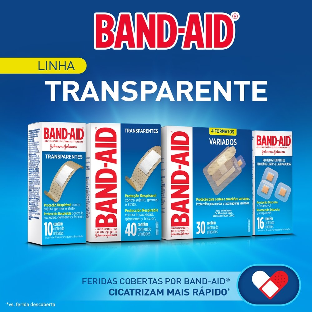 Curativos Band Aid Regular 40 Unidades - PanVel Farmácias