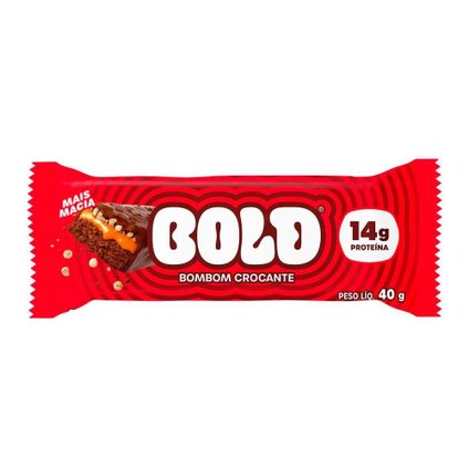 BARRA DE PROTEÍNA BOLD BOMBOM CROCANTE 40G