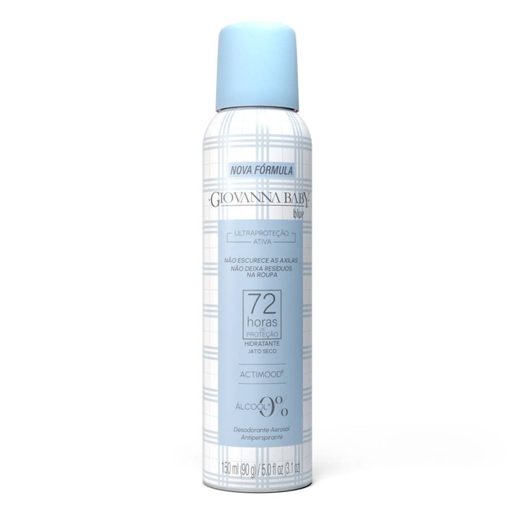 Desodorante Aerosol Giovanna Baby Blue 150ml
