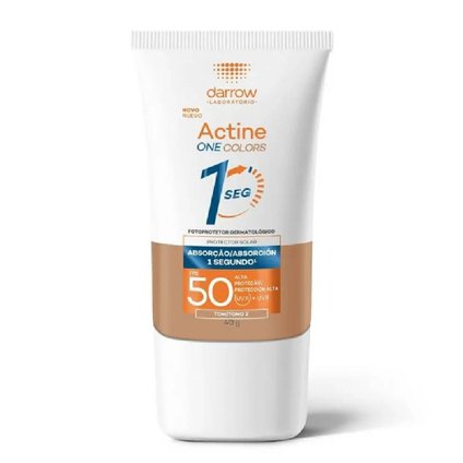 PROTETOR SOLAR FACIAL DARROW ACTINE ONE COLORS TOM 2 FPS50 40G