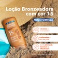 LOÇÃO BRONZEADORA CENOURA E BRONZE COM COR FPS15 110ML