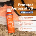 KIT CENOURA E BRONZE PROTETOR SOLAR CORPORAL AEROSOL FPS30 2 UNIDADES 200ML CADA