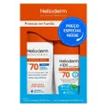 KIT HELIODERM PROTETOR SOLAR CORPORAL FPS70 200ML + PROTETOR SOLAR KIDS 120ML
