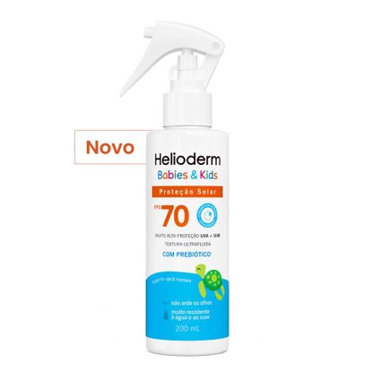 PROTETOR SOLAR CORPORAL HELIODERM SPRAY BABIES E KIDS FPS70 200ML