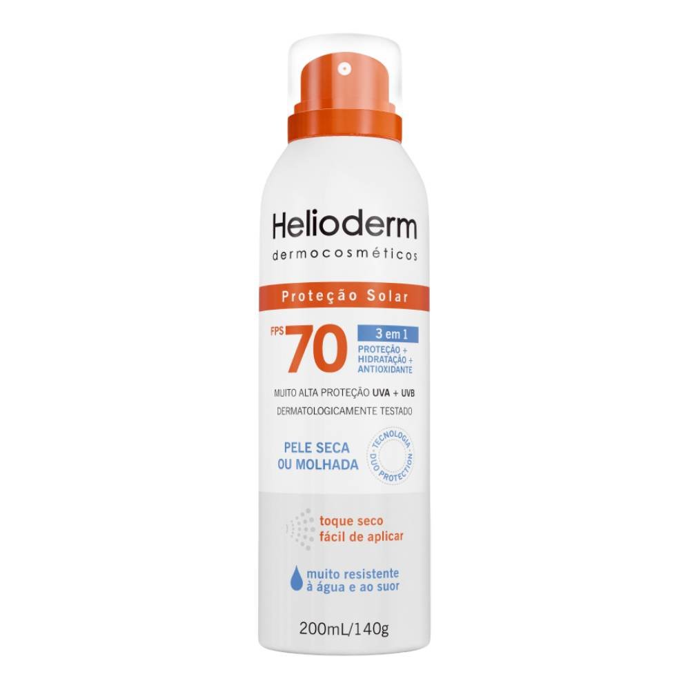 Protetor Solar Corporal Helioderm Aerosol Fps70 200ml