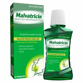 MALVATRICIN SOLUÇÃO 250ML