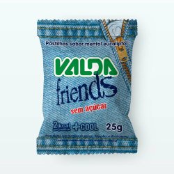 Pastilhas Valda Friends Sem Açúcar 25g