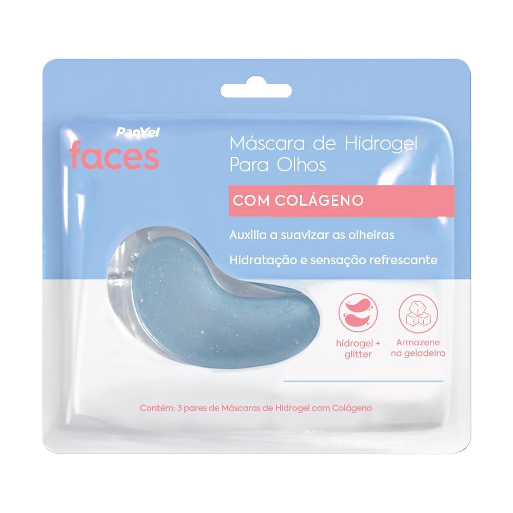 Máscara De Hidrogel Para Olhos Panvel Faces 3 Pares