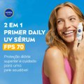 PROTETOR SOLAR FACIAL NIVEA SUN 2 EM 1 PRIMER DAILY UV SÉRUM FPS70 30ML