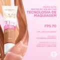PROTETOR SOLAR FACIAL LORÉAL SOLAR EXPERTISE MAKE-UP 3.0 FPS70 30G