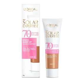 PROTETOR SOLAR FACIAL LORÉAL SOLAR EXPERTISE MAKE-UP 4.0 FPS70 30G