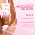 PROTETOR SOLAR FACIAL LORÉAL SOLAR EXPERTISE MAKE-UP 5.0 FPS70 30G