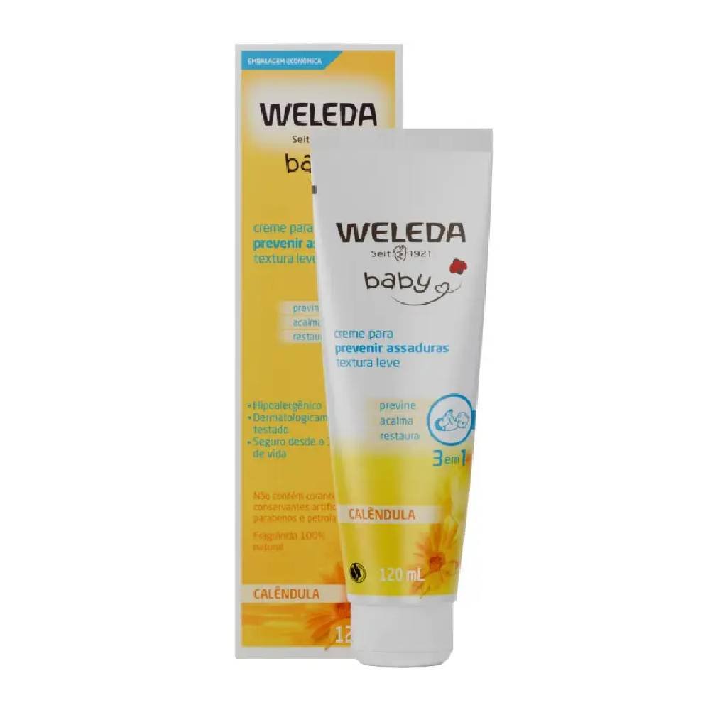 Creme Para Assaduras Weleda Baby Calêndula 120ml