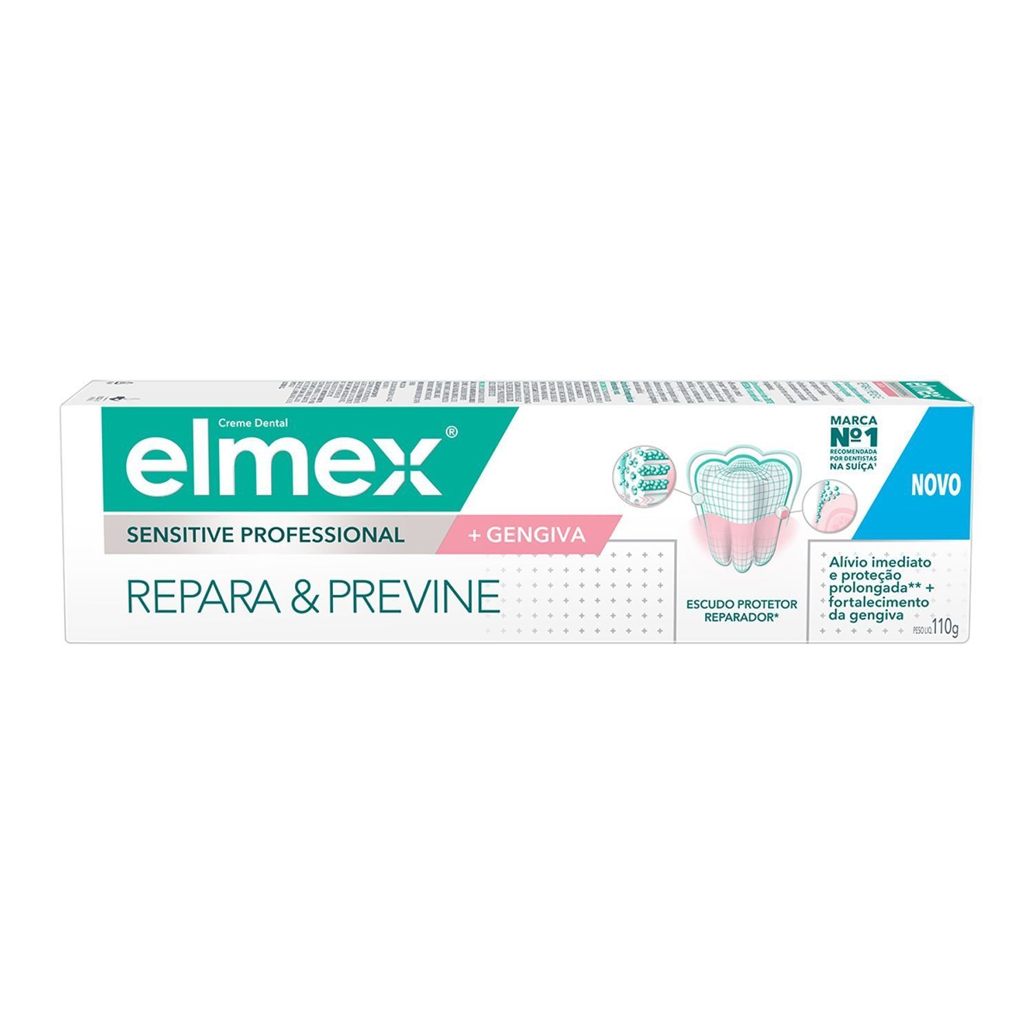 Creme Dental Elmex Sensitive Professional + Gengiva 110g