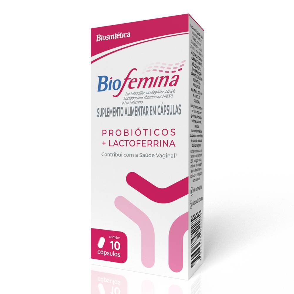 Suplemento Alimentar Bio Femina 10 Cápsulas