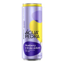 Água Saborizada Água Da Pedra Blueberry E Limão Siciliano 350ml