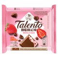 CHOCOLATE GAROTO TALENTO AO LEITE RECHEADO COM MORANGO 85G