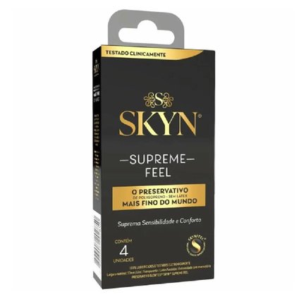PRESERVATIVO BLOWTEX SKYN SUPREME FEEL 4 UNIDADES