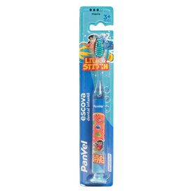 ESCOVA DENTAL INFANTIL COM LUZ LILO STITCH PANVEL 1 UNIDADE