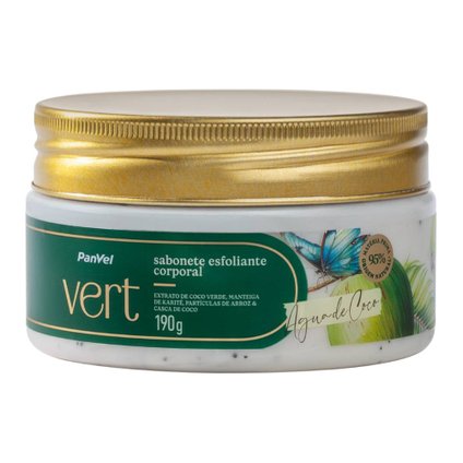 SABONETE ESFOLIANTE CORPORAL ÁGUA DE COCO PANVEL VERT 190G