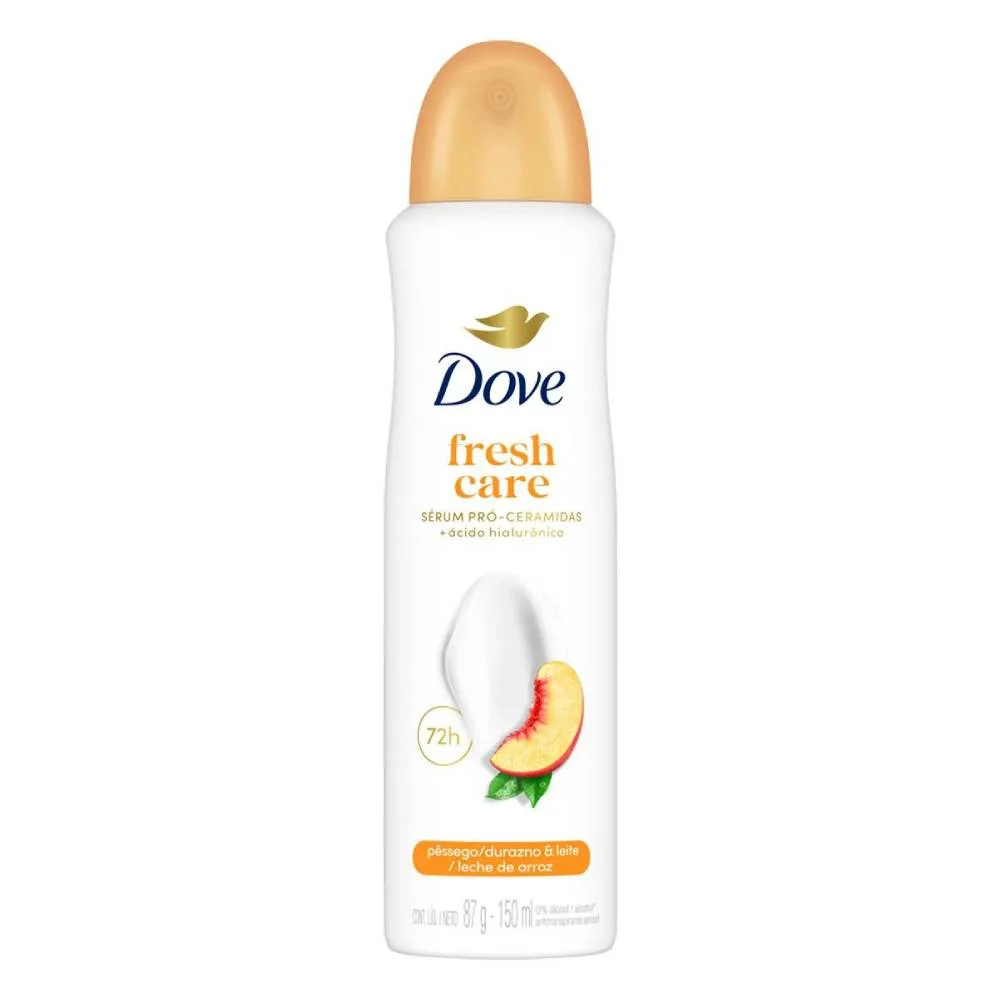 Desodorante Aerossol Dove Pêssego E  Leite 150ml