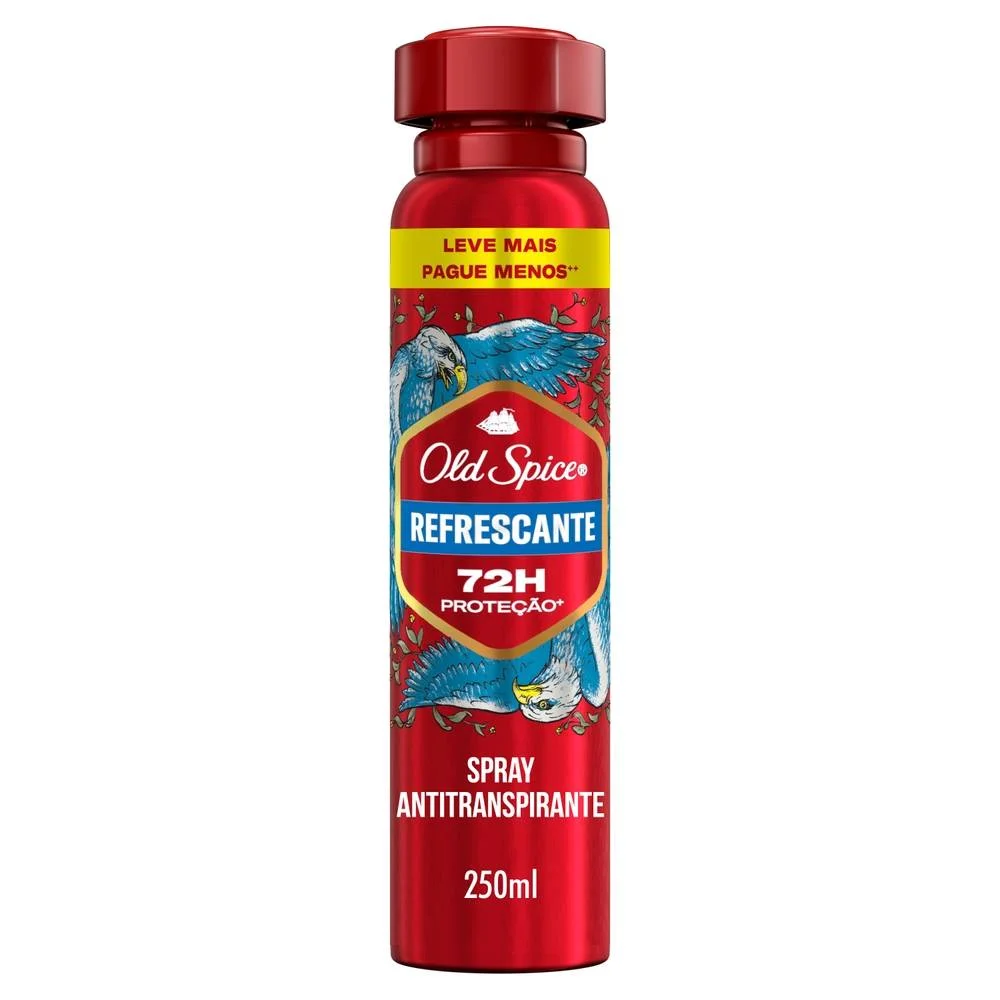 Desodorante Spray Antitranspirante Old Spice Refrescante 250ml