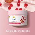 SABONETE ESFOLIANTE CORPORAL DOVE BEAUTY SCRUB ROMÃ E MANTEIGA DE KARITÉ 280G