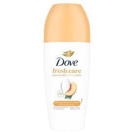 DESODORANTE ROLL-ON DOVE FRESH CARE PÊSSEGO E LEITE DE ARROZ 50ML