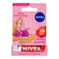 Kit Nivea Hidratante Labial Disney Princesas Cupcake De Baunilha Bela 4,8g + Hidratante Labial Morango Silvestre Rapunzel 4,8g
