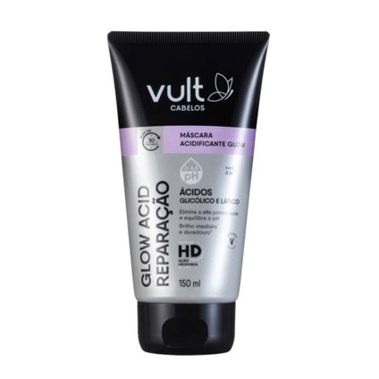 MÁSCARA CAPILAR VULT HAIR GLOW ACID REPAIR 150ML