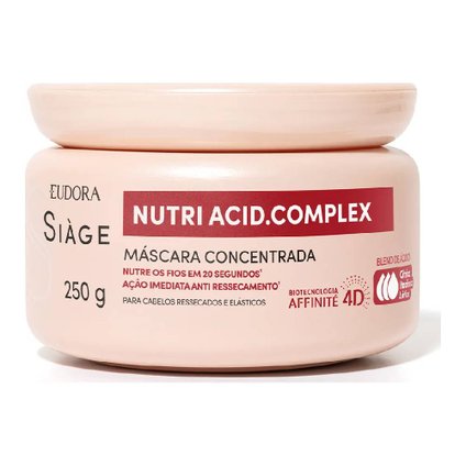 MÁSCARA CAPILAR EUDORA SIÀGE NUTRI ACID COMPLEX 250G