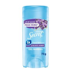 Desodorante Em Gel Secret Lavanda 73g
