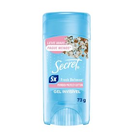 DESODORANTE EM GEL SECRET ALGODÃO 73G
