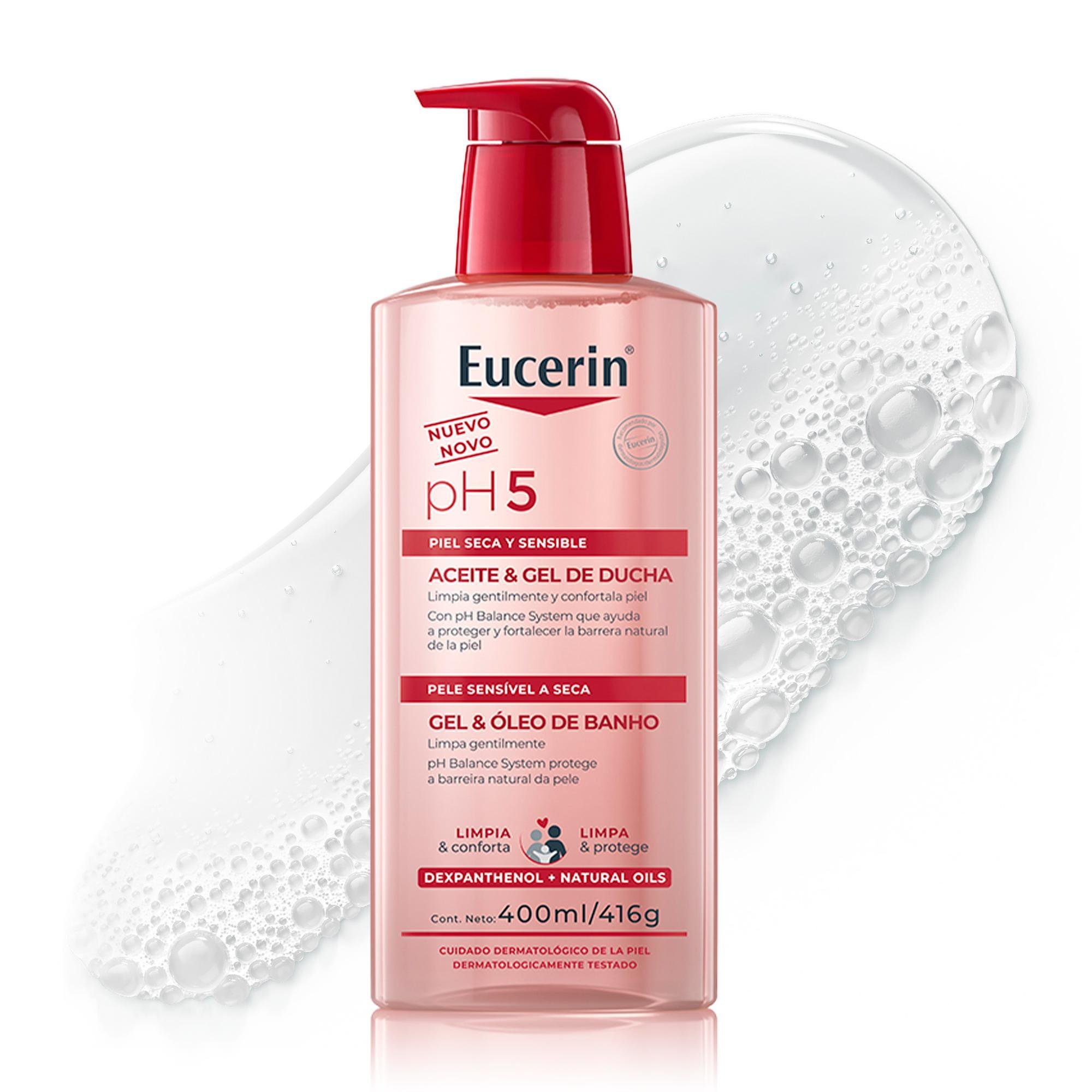 Gel E Óleo De Banho Eucerin Ph5 400ml
