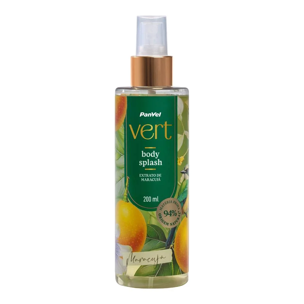 Body Splash Desodorante Corporal Maracujá Panvel Vert 200ml
