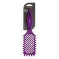 Kit Panvel Kit Com 2 Presilhas De Metal Para Cabelo Shiny Dream Strass Prata + Escova Finalizadora De Cachos E Fitagem + Piranha De Metal De Cabelo Shiny Dream Strass Prata