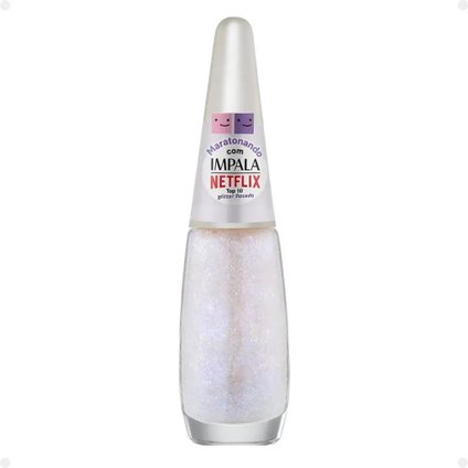 ESMALTE IMPALA NETFLIX GLITTER FLOCADO TOP 10 7,5ML