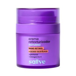 Creme Facial Retexturizador Sallve Noturno 30g