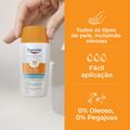 PROTETOR SOLAR FACIAL ANTIOXIDANTE EUCERIN HYDRO FLUID FPS70 COR CLARA FLUIDO 50ML