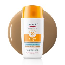 Protetor Solar Facial Eucerin Sun Hydro Fluid Cor Média Fps70 50ml