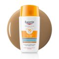 PROTETOR SOLAR FACIAL ANTIOXIDANTE EUCERIN HYDRO FLUID FPS70 COR MÉDIA FLUIDO 50ML